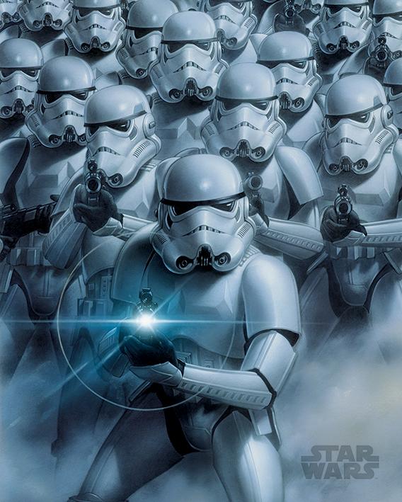Постер плакат Звездные Войны Штурмовики/Star Wars Stormtroopers 40x50 см