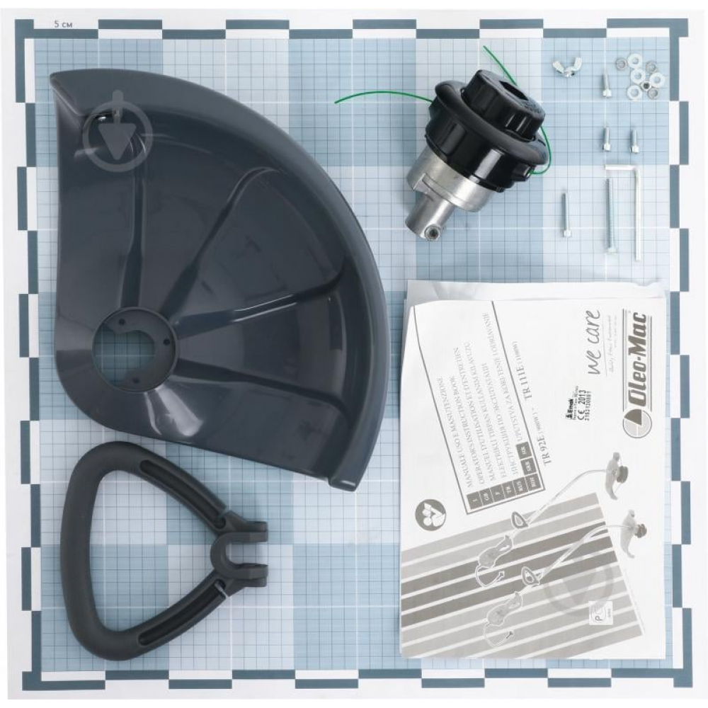 Тример електричний Oleo-Mac RDSTR92 E для зрізу трави 900 Вт 220 В (000175605) - фото 6 Тример електричний Oleo-Mac RDSTR92 E для зрізу трави 900 Вт 220 В (000175605) - фото 6