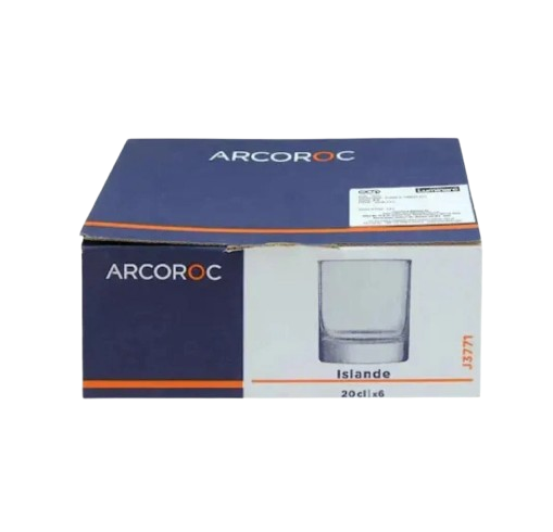Набор стаканов Arcoroc J3771 200 мл Islande 6 шт. Набор стаканов Arcoroc J3771 200 мл Islande 6 шт.