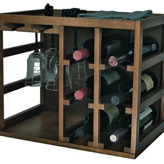 Полка для вина настольная Истеро Капучино (Впс-014909)