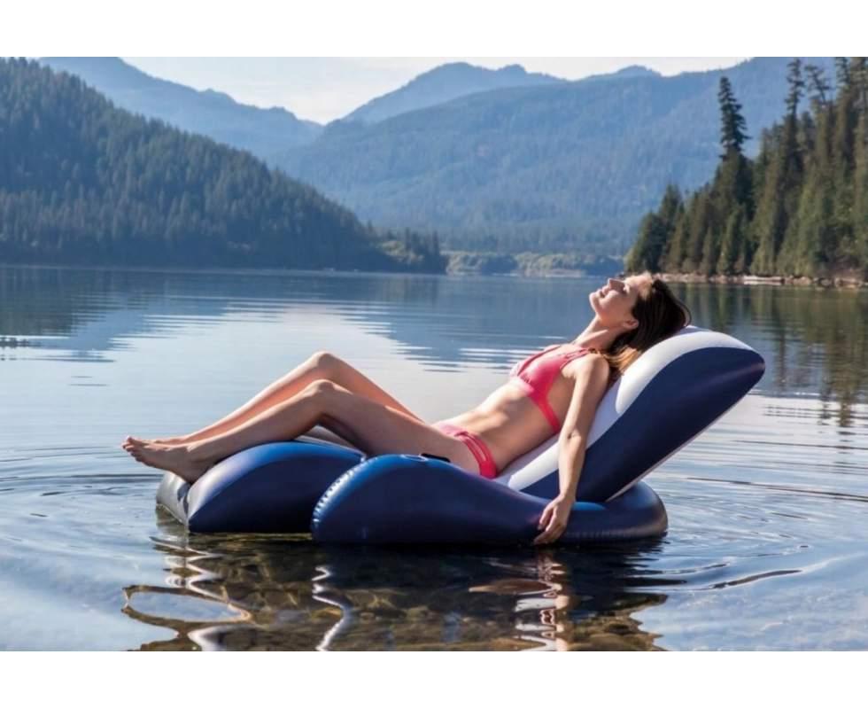 Шезлонг-кресло для плавания Intex с подстаканником надувной (58868) - фото 2 Шезлонг-кресло для плавания Intex с подстаканником надувной (58868) - фото 2