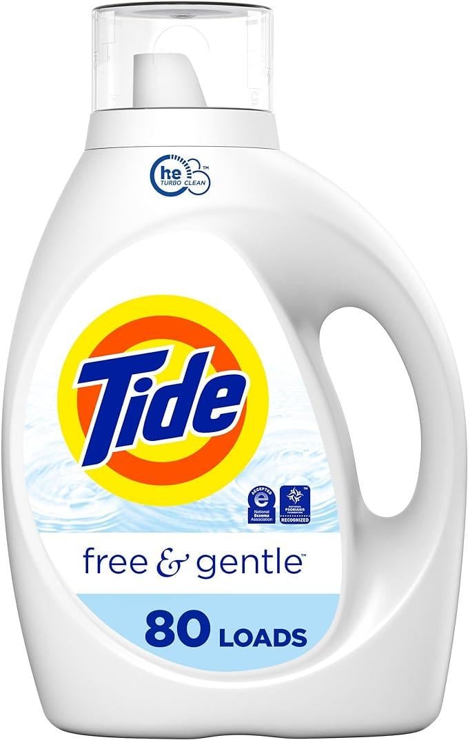 Засіб для прання Tide Free & Gentle 80 завантажень