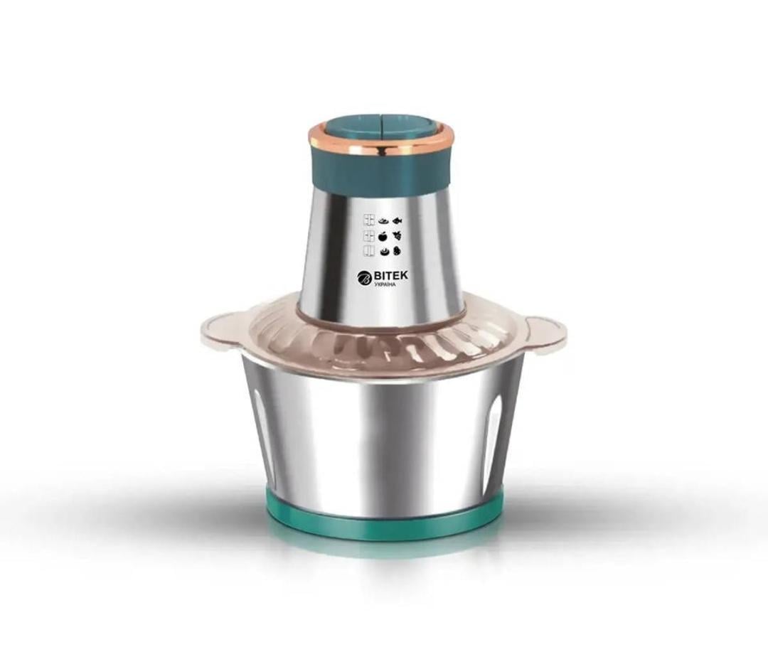 Измельчитель кухонный BITEK с металлической чашей 2 л 1500 Вт (BT-7019)