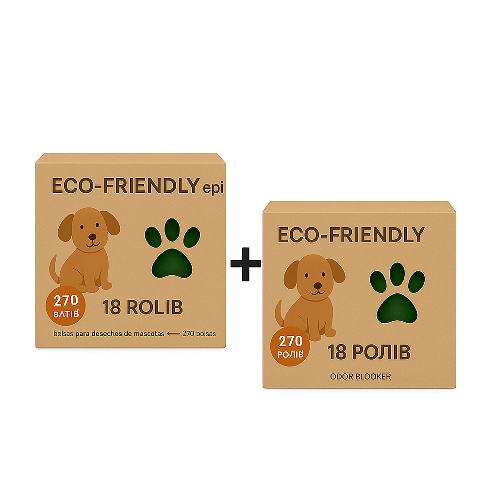 Пакеты для уборки за животными биоразлагаемые 540 пакетов 36 рулонов с ароматом лаванды
