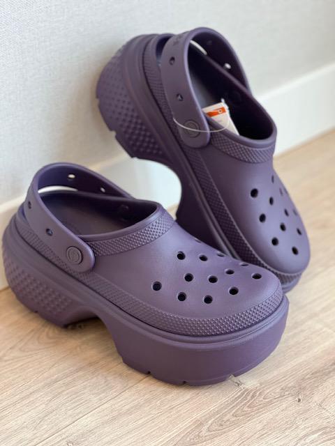 Сабо Crocs Stomp р. 39-40 Dark Iris (24088844) - фото 9 Сабо Crocs Stomp р. 39-40 Dark Iris (24088844) - фото 9