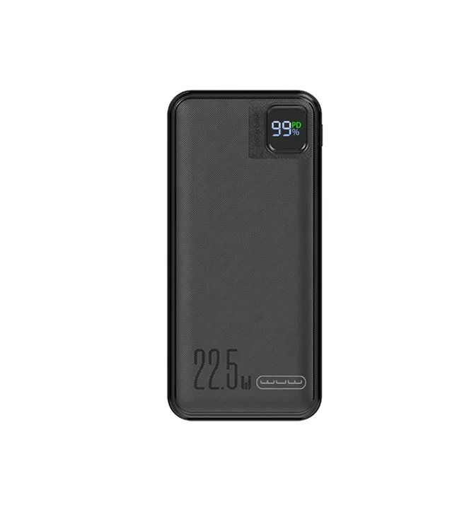 Повербанк Wuw Y137 PD22,5W quick charge 10000 mAh Чорний (2964771894)