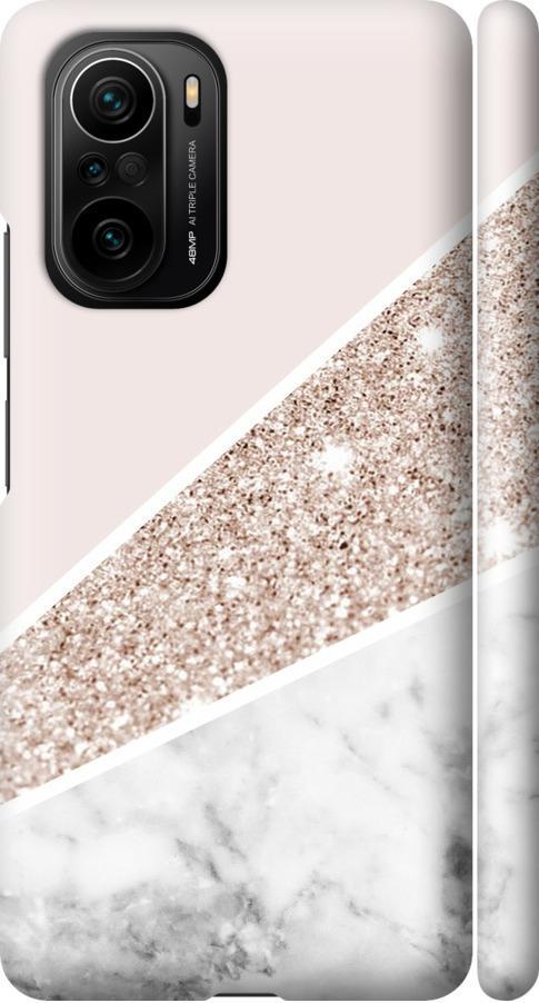 Чехол на Xiaomi Poco F3 Пастельный мрамор (4342m-2280-42517)
