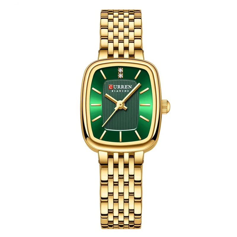 Наручний годинник Curren 9093 Gold/Green Наручний годинник Curren 9093 Gold/Green