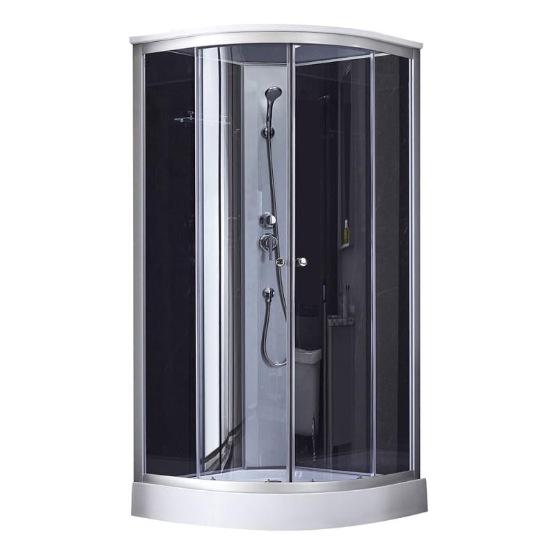 Душевой бокс Qtap SB QTSB90901SATBG 90x90x213 см Сатин (72264) Душевой бокс Qtap SB QTSB90901SATBG 90x90x213 см Сатин (72264)