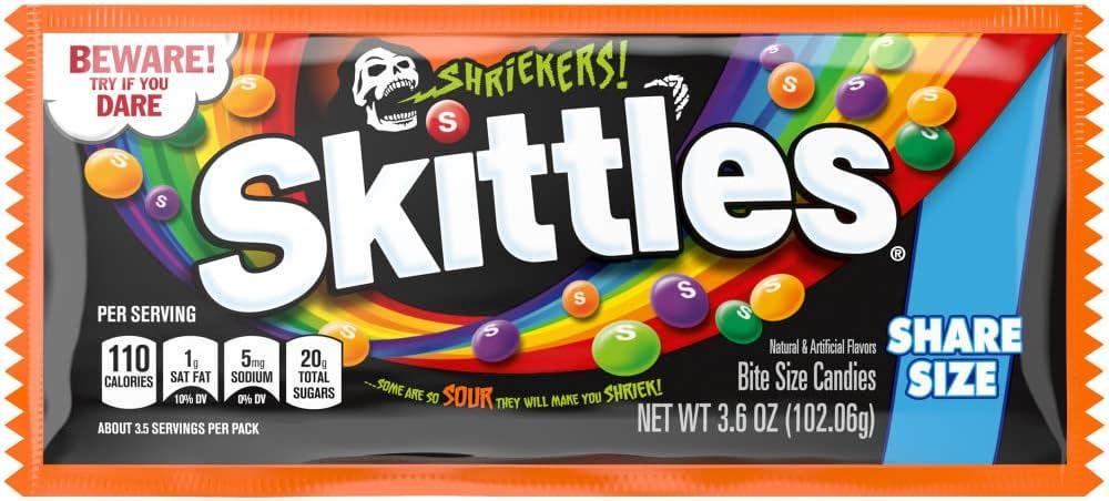 Драже Halloween Skittles Shriekers 102 г (1478736418)