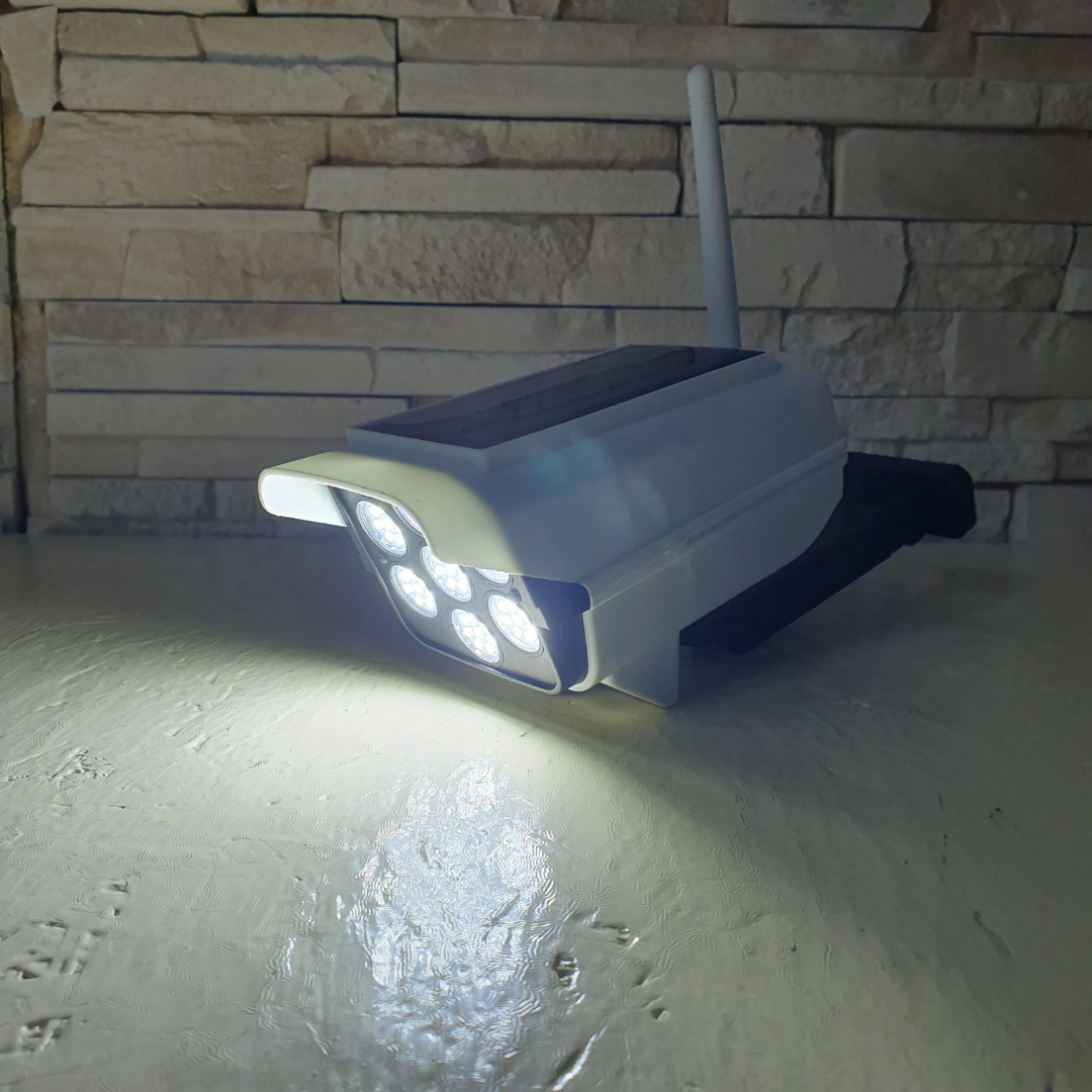 Светильник в виде камеры Solar Monitoring Lamp с датчиком движения и пультом управления (L6A-C5) - фото 11 Светильник в виде камеры Solar Monitoring Lamp с датчиком движения и пультом управления (L6A-C5) - фото 11