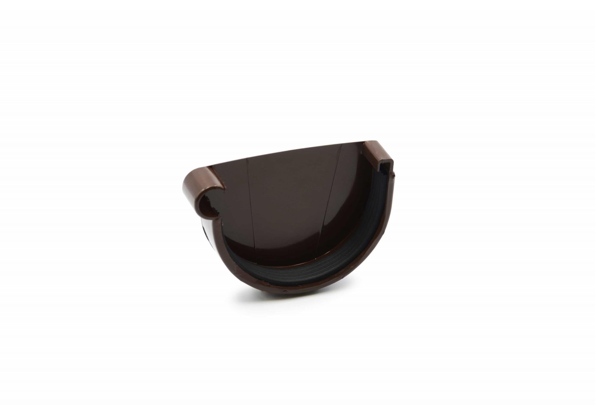 Заглушка ринви RAINWAY ліва 90/75 Коричневий (191120231130) Заглушка ринви RAINWAY ліва 90/75 Коричневий (191120231130)