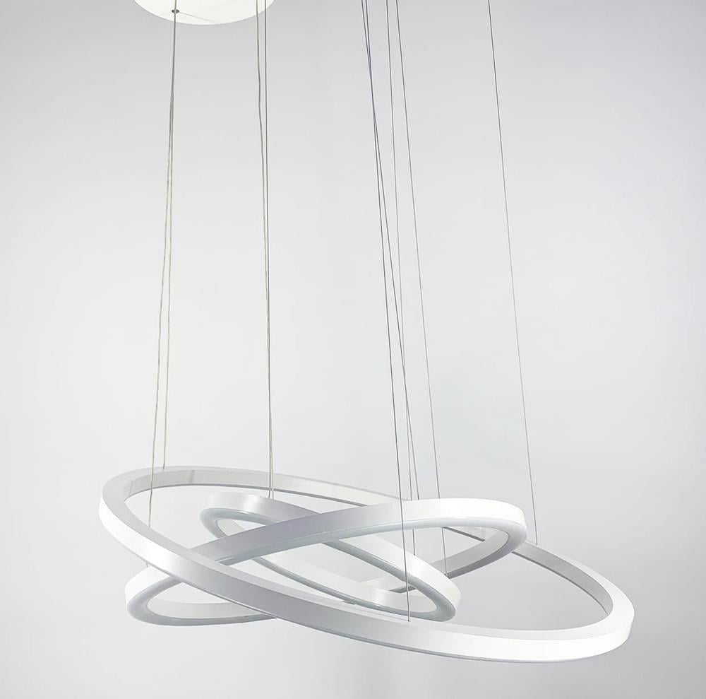 Світильник сучасний світлодіодний у вигляді трьох кілець (SP 11/800/600/400 WT)