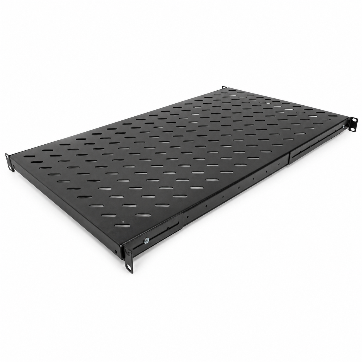 Полка 19" 1U 650 мм для серверных шкафов нагрузка до 100 кг Черный (34416967)