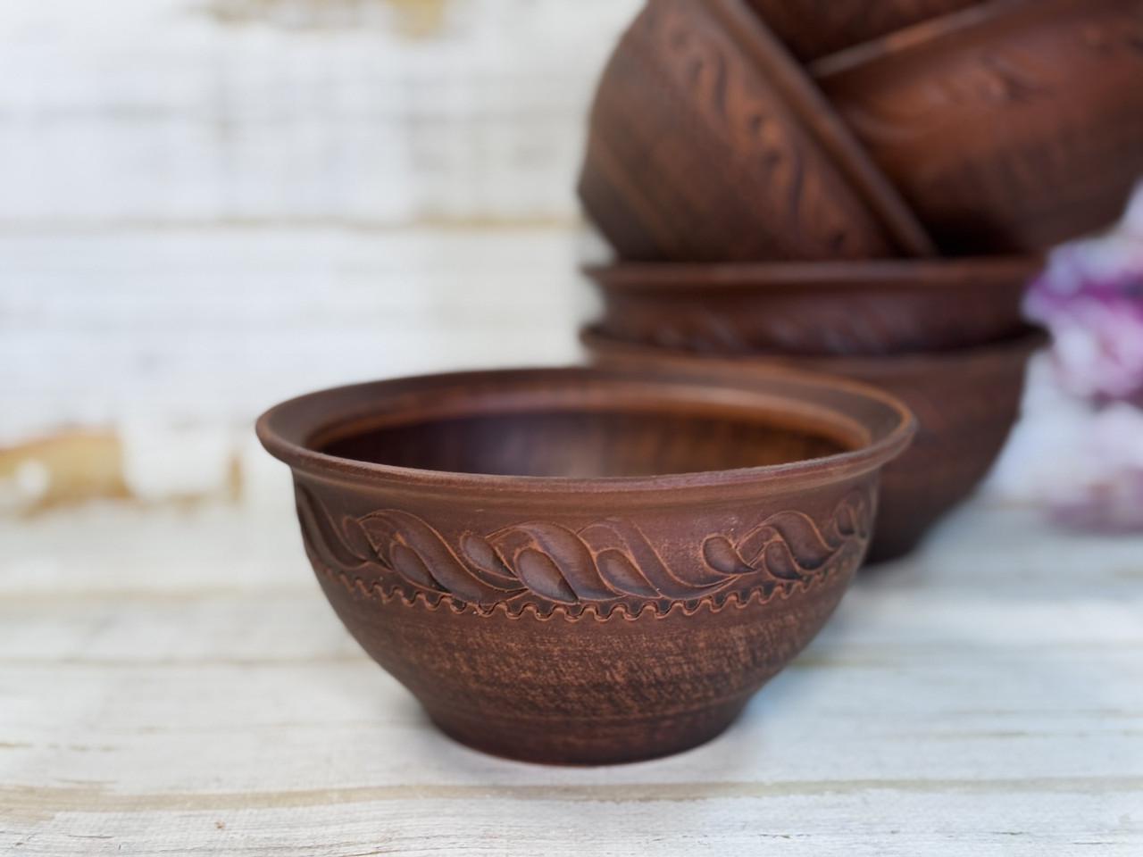 Набір керамічних тарілок з декором 6 шт. 600 мл (2702790473) - фото 3