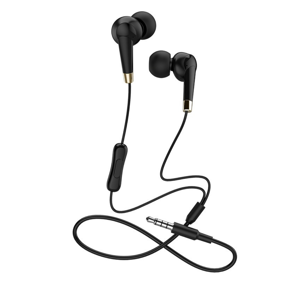 Наушники Hoco M58 Amazing universal earphones c микрофоном Black