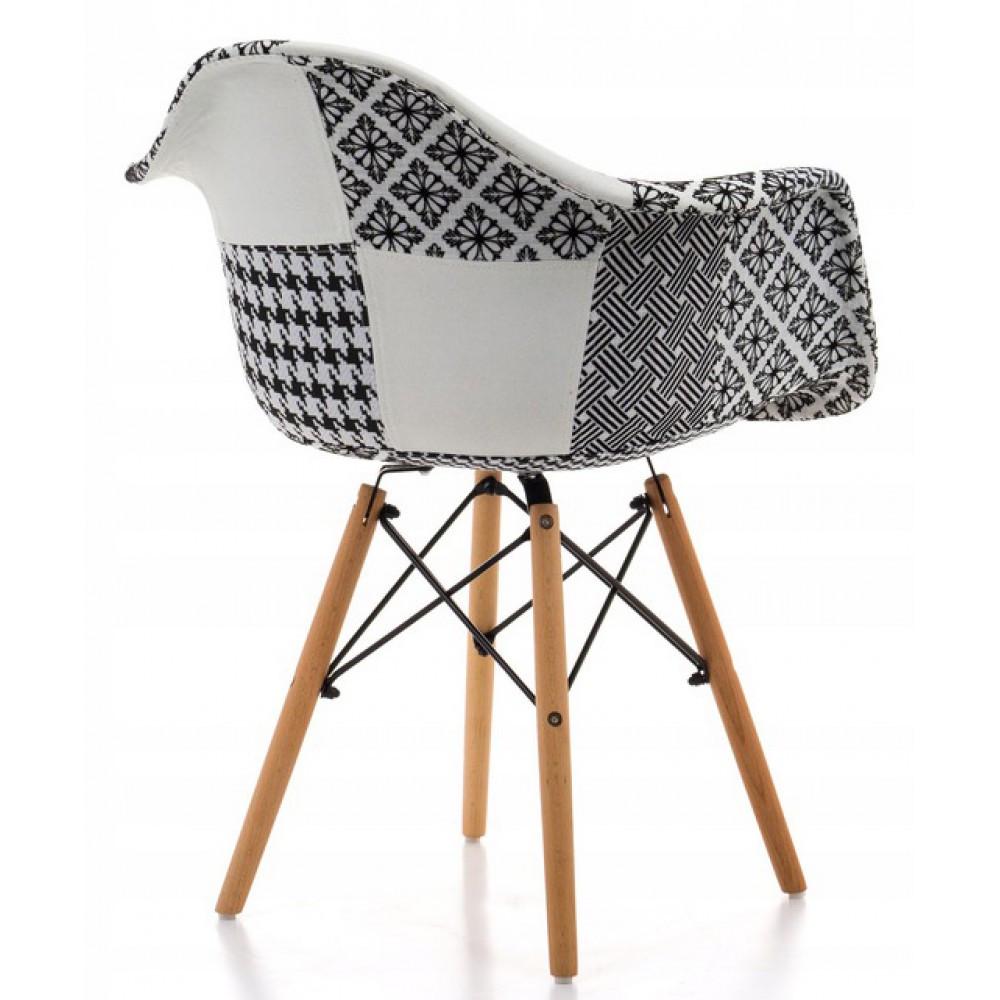 Стул для кухни обеденный Bonro В-437 PW02 PATCHWORK (42300084) - фото 4 Стул для кухни обеденный Bonro В-437 PW02 PATCHWORK (42300084) - фото 4