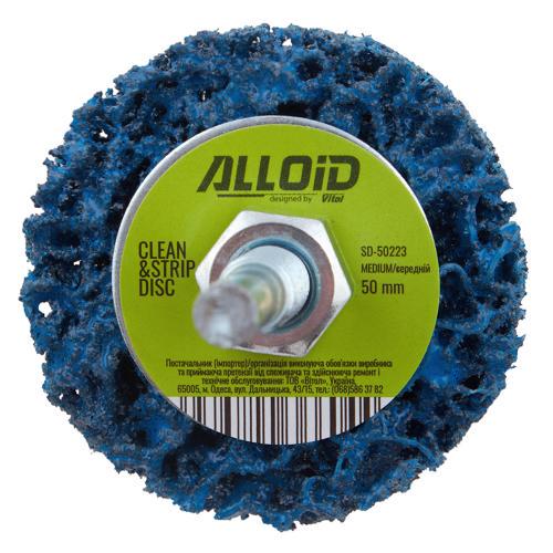 Круг зачистной Alloid Коралл с держателем для дрели 50 мм Синий (00000061440)