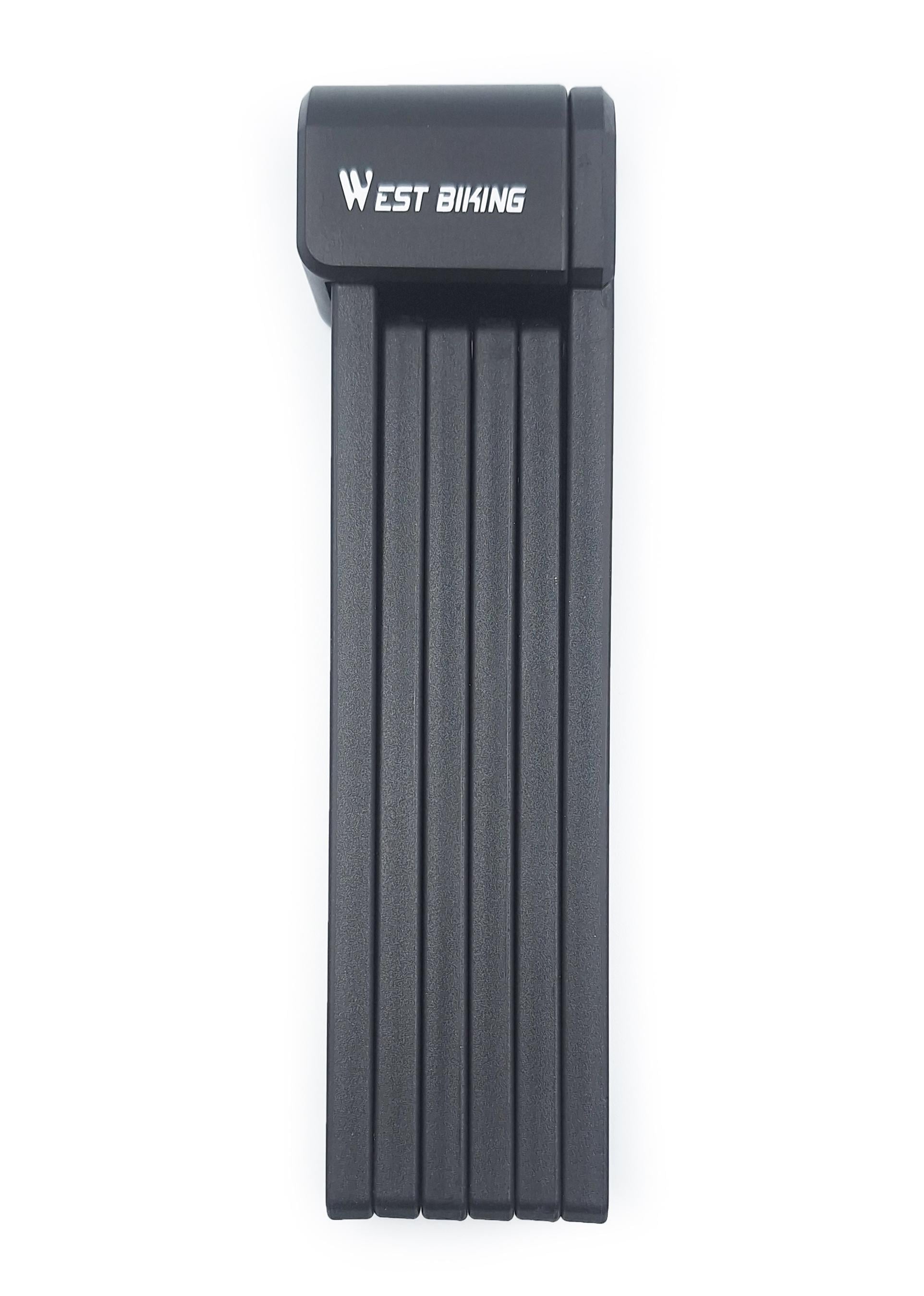 Замок велосипедний фолдінговий West biking YP0705080 Чорний (G0001276) Замок велосипедний фолдінговий West biking YP0705080 Чорний (G0001276)