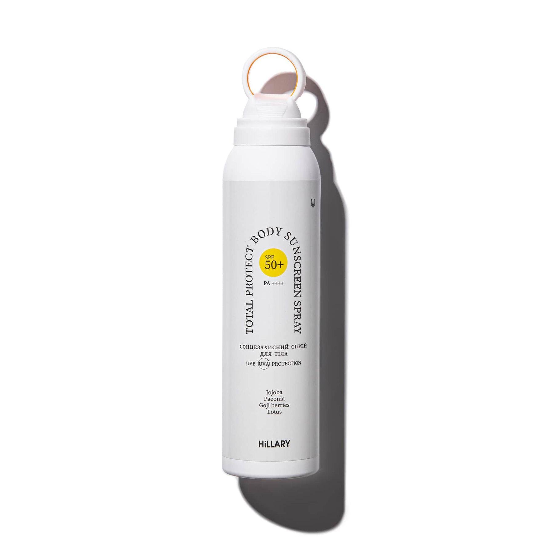 Спрей для тіла сонцезахисний Hillary Total Protect Body Sunscreen Spray SPF 50+ 150 мл (HI-07-609)