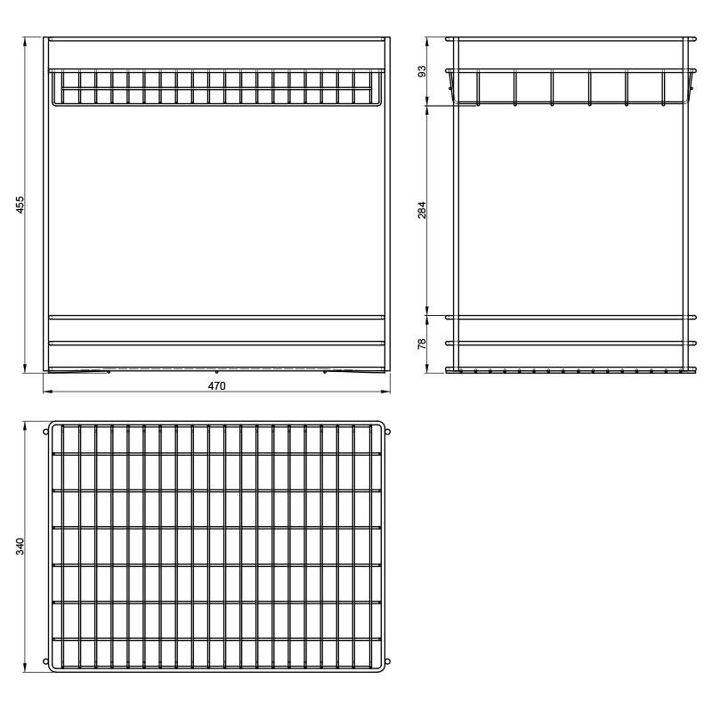Карго нижнє 2 полиця з доводчиком 400 мм Хром (118706) - фото 7 Карго нижнє 2 полиця з доводчиком 400 мм Хром (118706) - фото 7