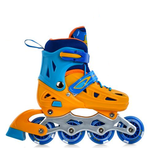 Роликовые коньки детские раздвижные A4151-S-YL р. 31-34 - фото 1 Роликовые коньки детские раздвижные A4151-S-YL р. 31-34 - фото 1