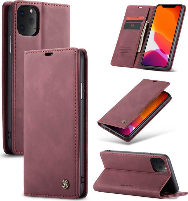 Чехол книжка с магнитом iPhone 11 Pro Max CaseMe Wine (29264-42)