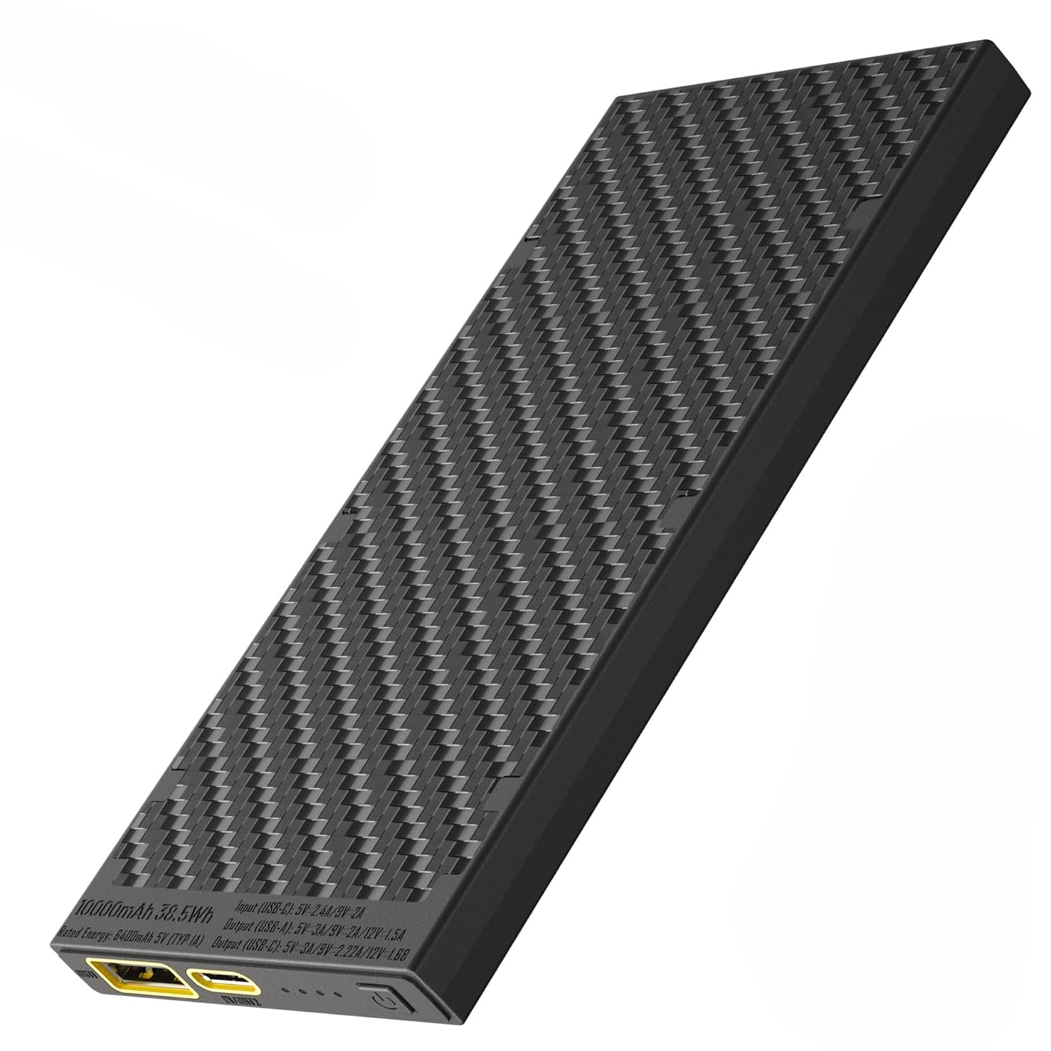 Павербанк Nitecore NB10000 GEN2 ультралегкий с корпусом из углеволокна и быстрой зарядкой 10000 mAh Black (001024)