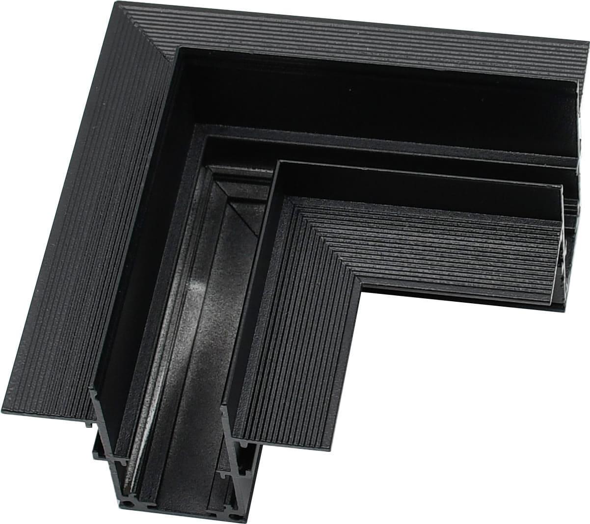 Соединитель угловой OL401 для магнитного шинопровода встроенного 48V Черный (29549003)