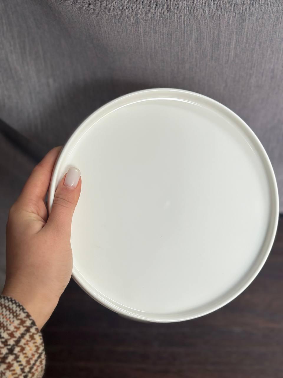 Тортовница BonaDi Ceram-Bamboo фарфор на деревянной ножке 20х12 см (988-302) - фото 4 Тортовница BonaDi Ceram-Bamboo фарфор на деревянной ножке 20х12 см (988-302) - фото 4