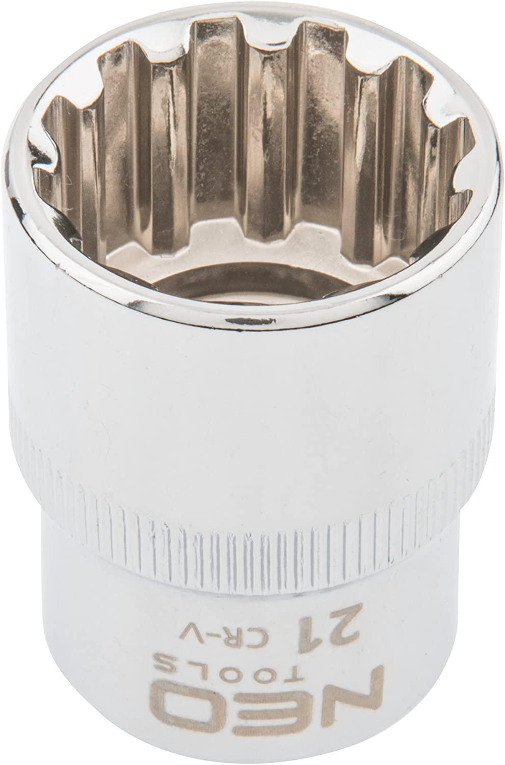 Головка накидная Spline NEO Tools 12-гранная 1/2" 21 мм (21989)