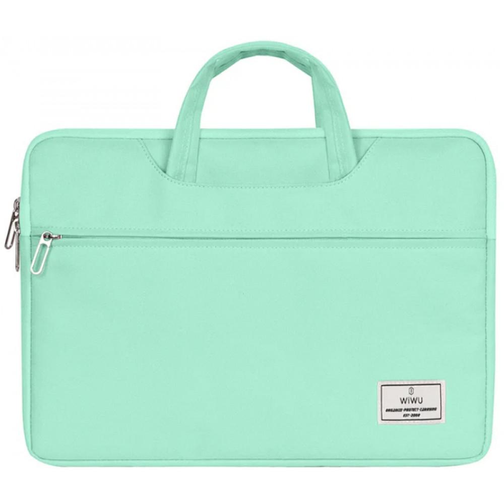 Сумка для ноутбука WiWU Vivi Laptop Handbag 14" Green (ts000073621000023494-49f7c)
