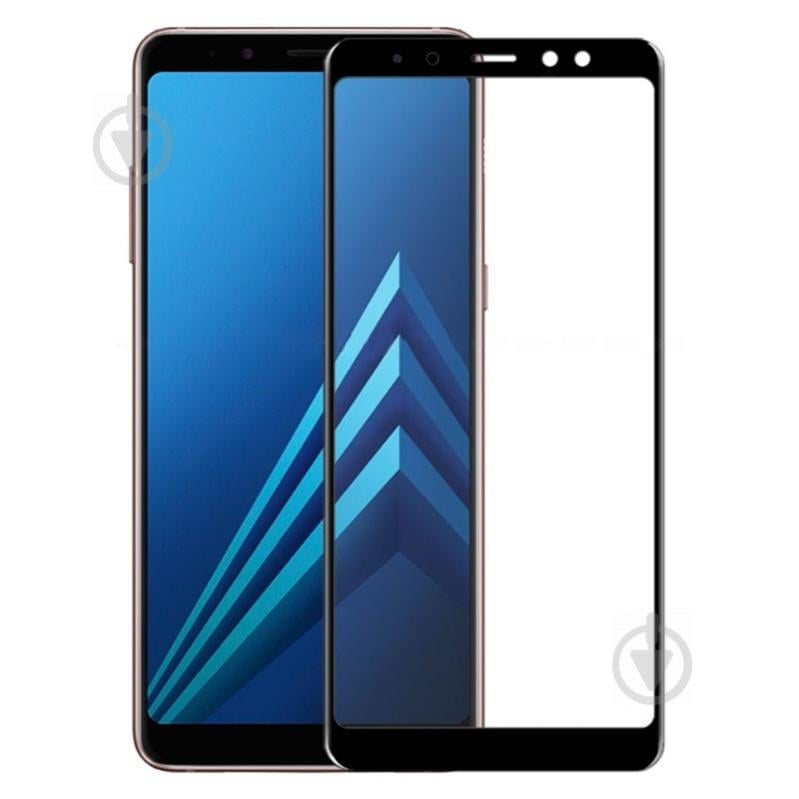 Захисне скло Epik 2.5D CP+ (full glue) для Samsung Galaxy A6 (2018) Чорне (784445)