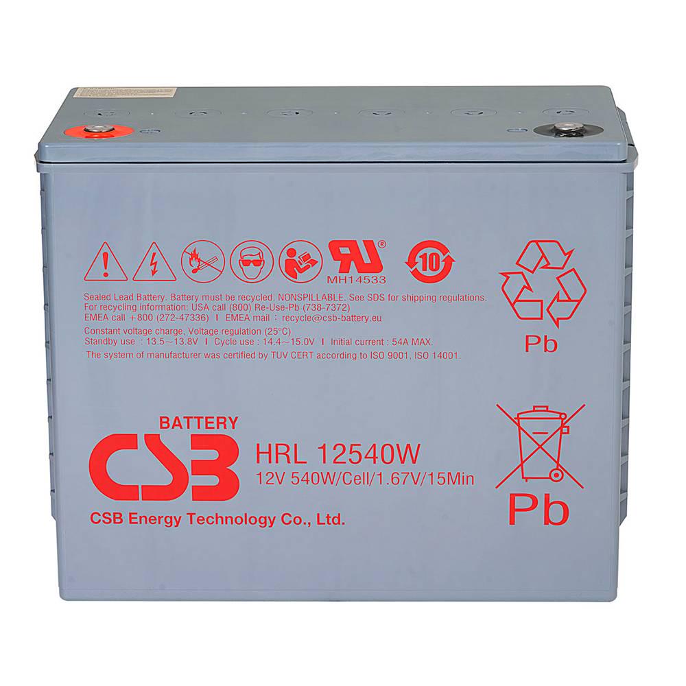 Батарея акумуляторна CSB HRL12540W 12V 130Ah 343х170х274 мм (34679)