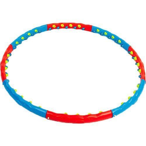 Массажный обруч Double Grace Magnetic JS-6003 Красно-синий (33429144)