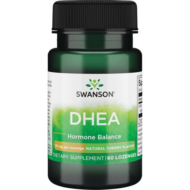 ДГЭА Swanson DHEA 25 мг 60 Lozenges Natural Cherry