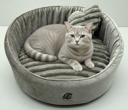 Лежак для собак и котов Люкс №1 45х45х21 см