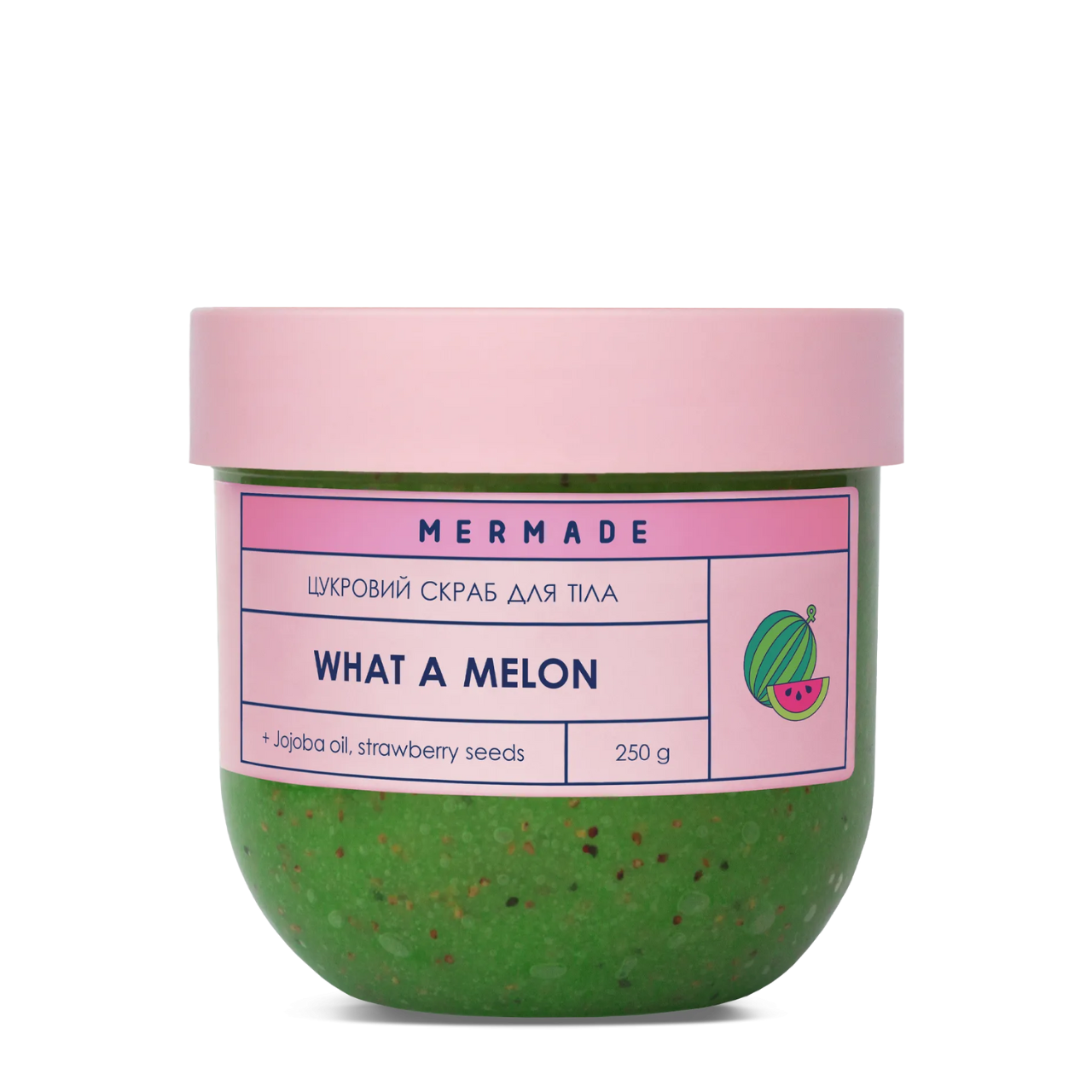 Скраб для тела сахарный Mermade What a Melon аромат Арбуз 250 г