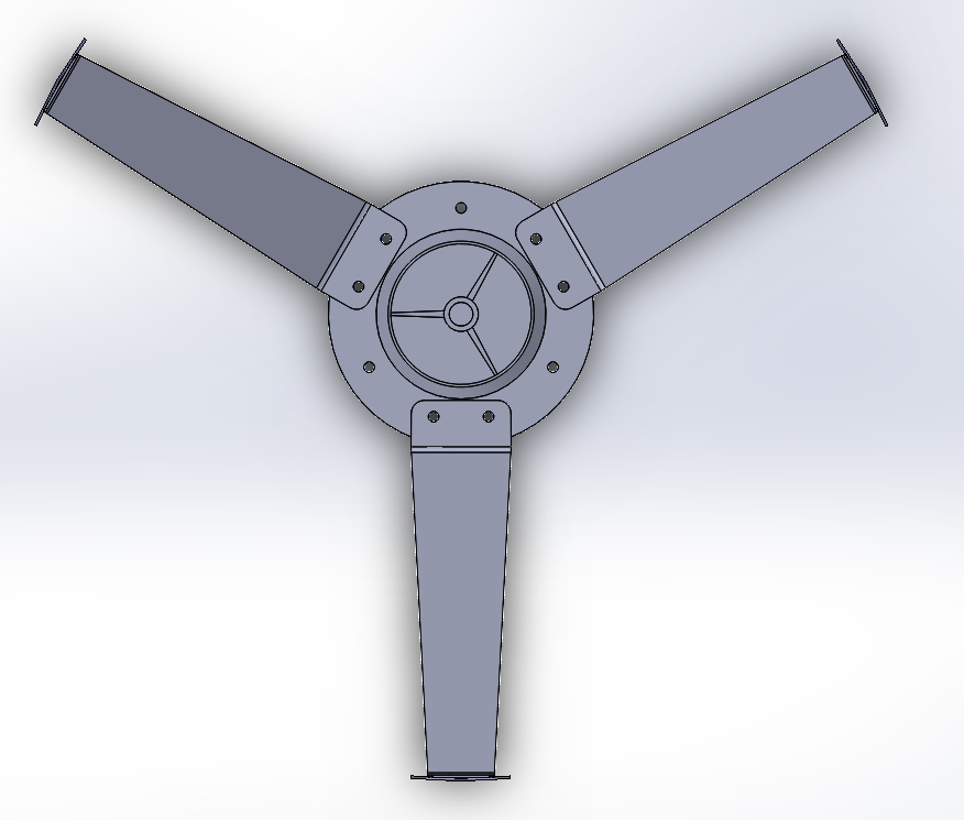 Вітрогенератор вертикальний 2,6 кВт (26339549) - фото 8