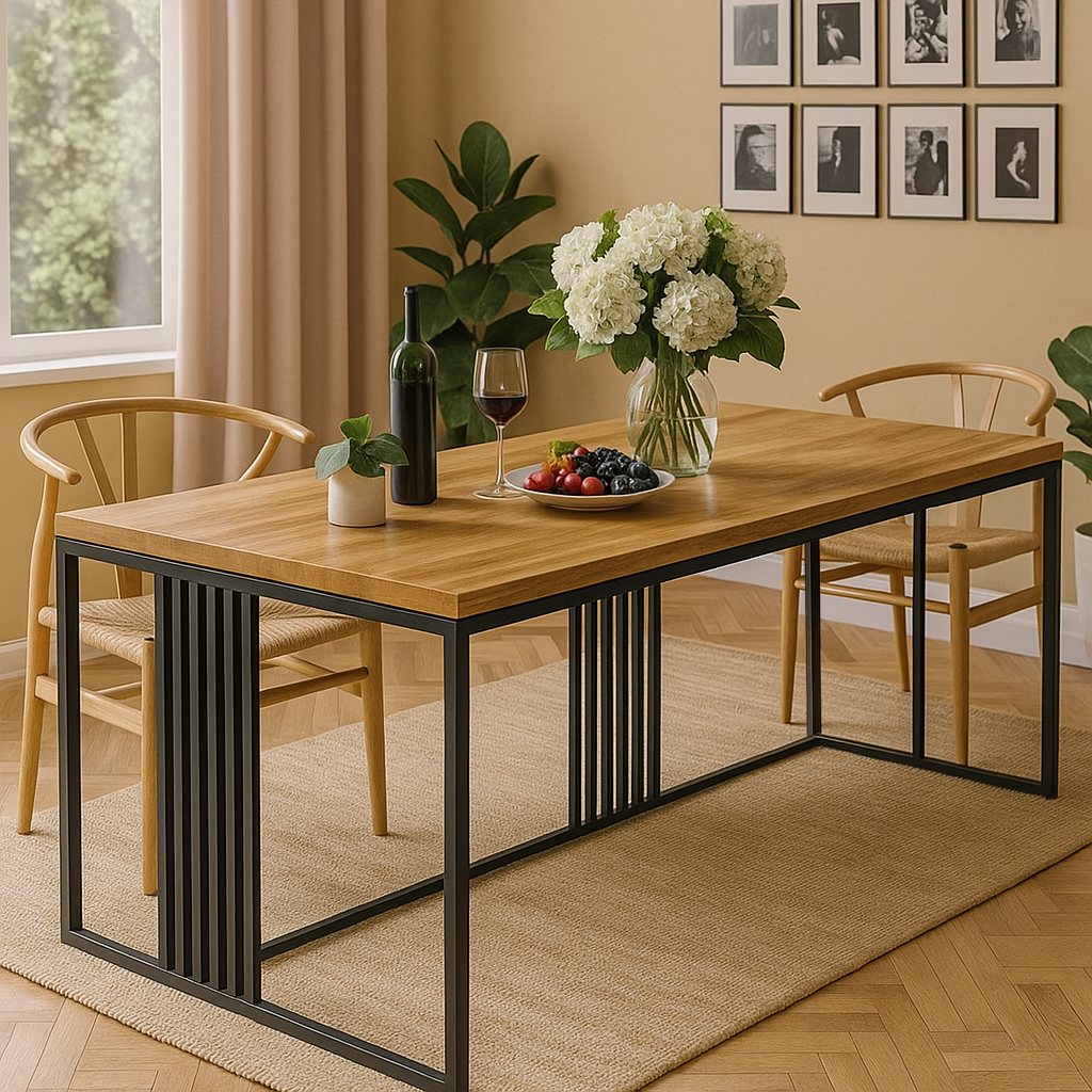 Обеденный стол в стиле лофт EcoLoft IN-2742 (27509786)