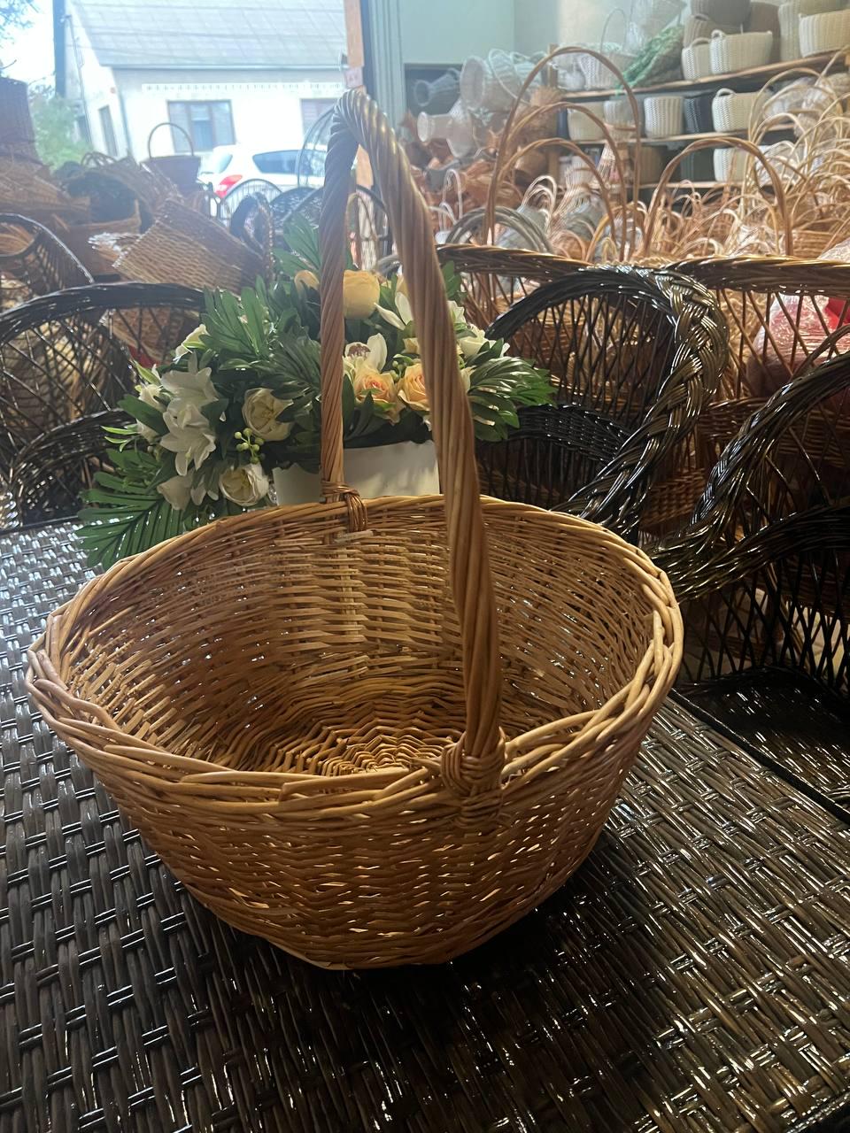 Корзина из лозы на подарки Сімейний Затишок (29756730) - фото 2 Корзина из лозы на подарки Сімейний Затишок (29756730) - фото 2