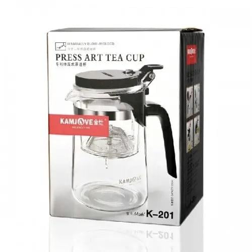 Чайник заварочный с кнопкой Kamjove K-201 500 мл (176) - фото 5 Чайник заварочный с кнопкой Kamjove K-201 500 мл (176) - фото 5