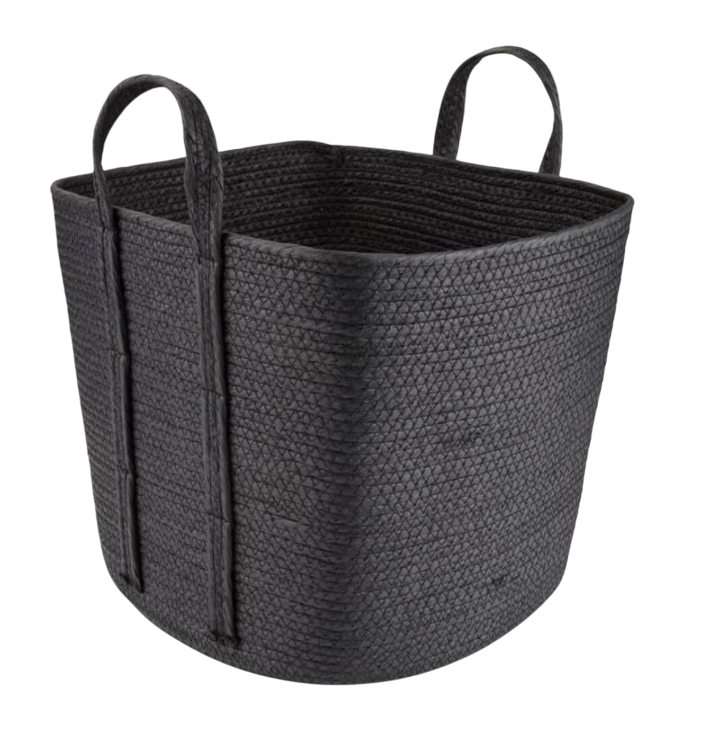 Корзина для белья 37x37x41 см Черный (c117346d) Корзина для белья 37x37x41 см Черный (c117346d)