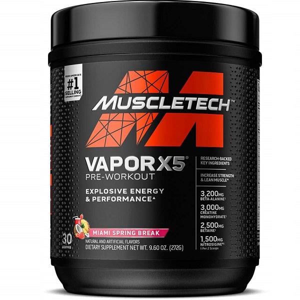 Комплекс до тренировки MuscleTech VaporX5 Next Gen Pre-Workout 272 г 30 порций Miami Spring Break