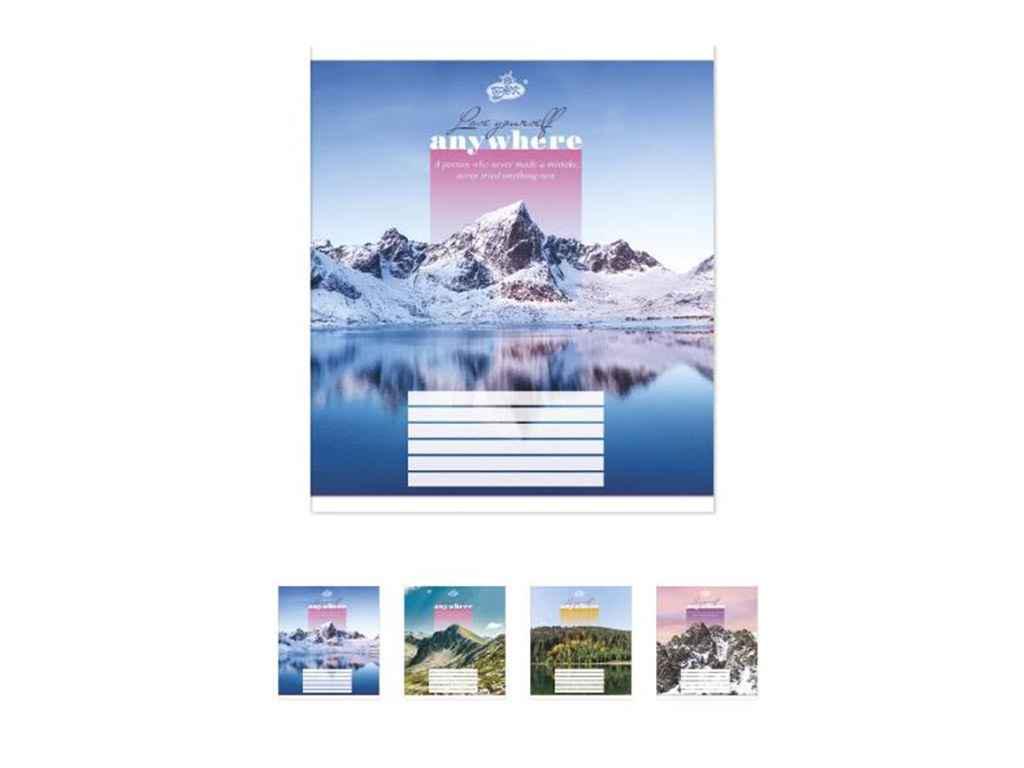 Тетрадь в клетку Бріск 60 л. 15 шт. ТВ-15 №2405 Горы (998148)