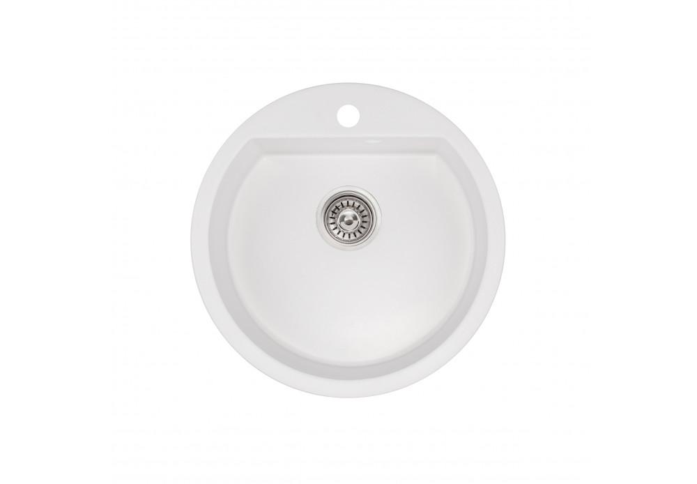 Кухонна мийка Q-tap CS D510 White (QTD510WHI650)