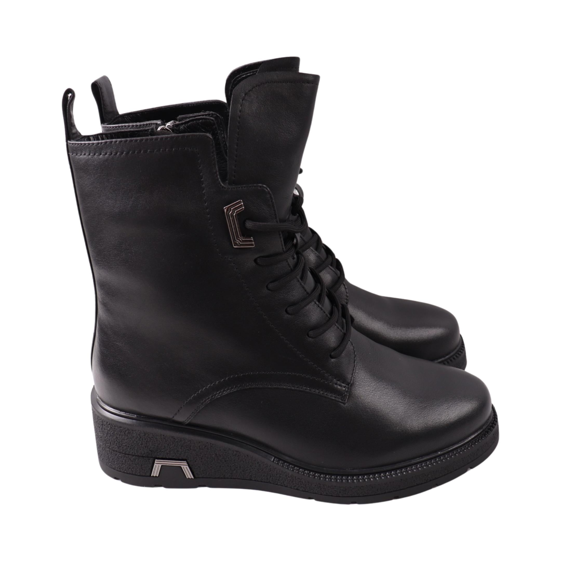 Ботинки женские Molka натуральная кожа р. 38 Черный (311-24ZHC)