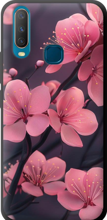 Чехол на Vivo Y15 Пурпурная сакура (6075b-1791-42517)