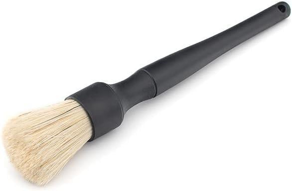 Кисточка щетка для детейлинга с натуральным ворсом средней жесткости 24 см