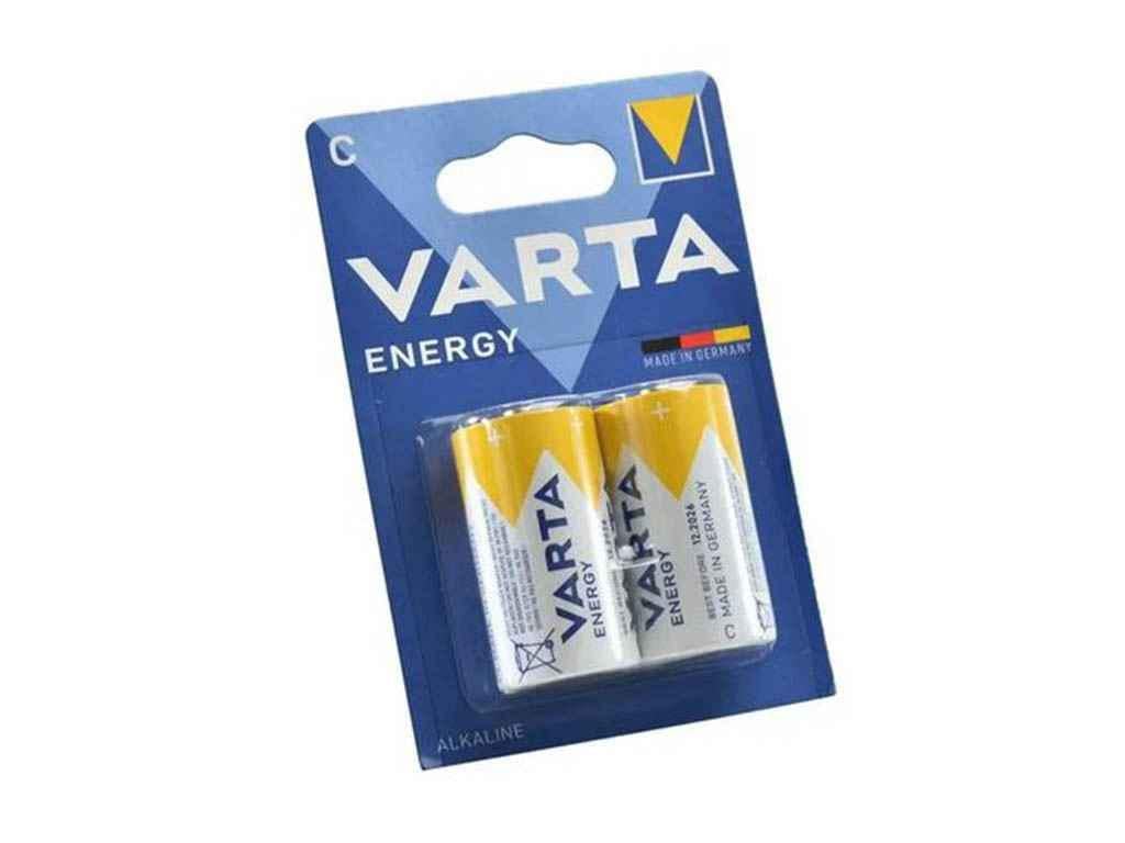 Батарейка лужна LR14/C ENERGY Varta 2 шт. (844723)